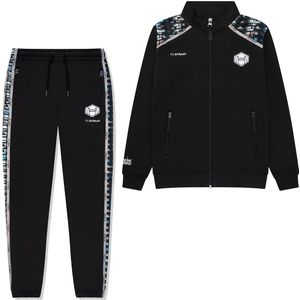 Touzani Damascus Alpine Trainingspak Full-Zip Kids Zwart Wit