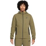 Nike Tech Fleece Sportswear Vest Olijfgroen Zwart