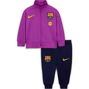 Nike - FC Barcelona Strike - Trainingspak - Felpaars Donkerblauw Goud - Baby