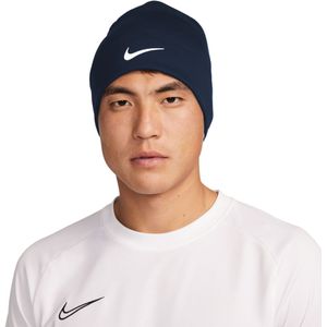 Nike Peak Beanie Donkerblauw Wit