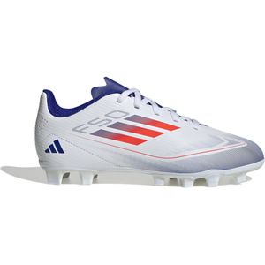 adidas F50 Club Gras / Kunstgras Voetbalschoenen (FxG) Kids Wit Rood Blauw