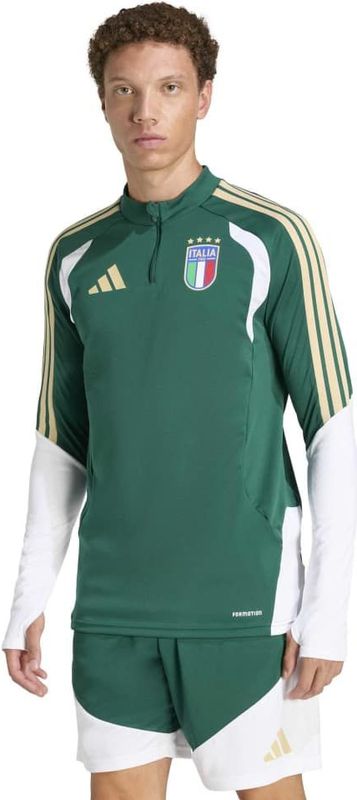 adidas Italië Trainingstrui 1/4-Zip 2026-2028 Groen