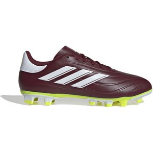 adidas Copa Pure 2 Club Gras / Kunstgras Voetbalschoenen (MG) Bordeauxrood Wit Geel