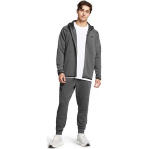 Under Armour Unstoppable Fleece Joggingpak Hooded Full-Zip Donkergrijs Zwart