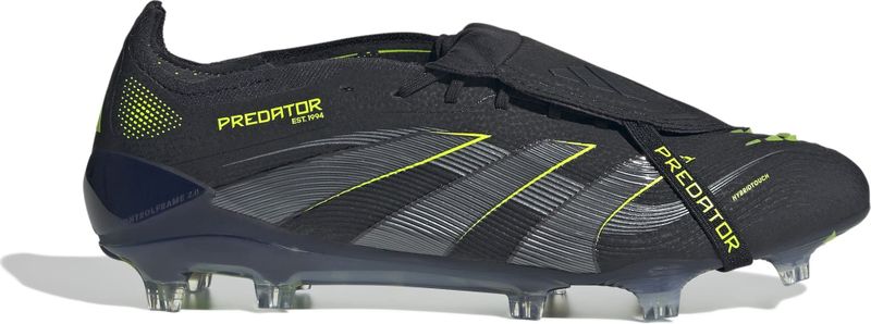 adidas - Predator Elite FT - Voetbalschoenen - Zwart Donkergrijs Neongeel - FG