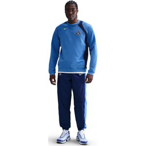Nike Tottenham Hotspur Total 90 Crew Woven Trainingspak 2025-2026 Blauw Donkerblauw Felgeel