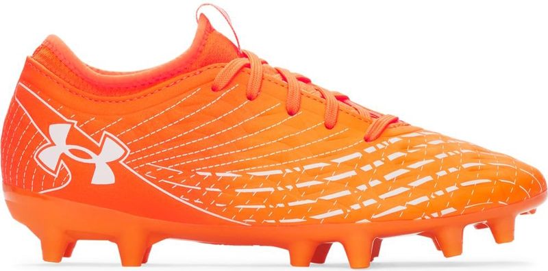 Under Armour - Magnetico Select 5 - Voetbalschoenen - Oranje Wit - FG - Kids