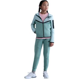 Nike Tech Fleece Sportswear Trainingspak Kids Grijs Lichtblauw