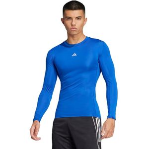 adidas - TECHFIT - Ondershirt - Blauw - Lange Mouwen