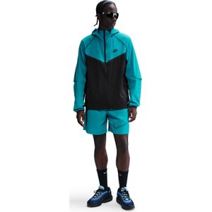 Nike - Tech Sportswear - Jack - Turquoise Zwart - Nylon Elastaan