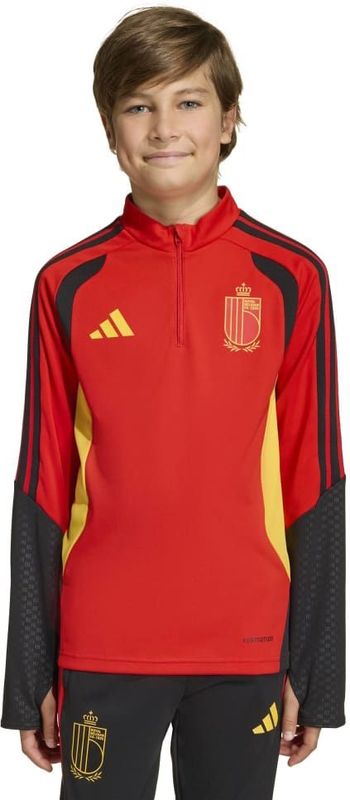 adidas België Trainingstrui 1/4-Zip 2026-2028 Kids Rood Geel Zwart
