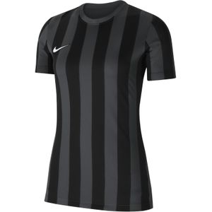 Nike Striped Division IV Voetbalshirt Dames Antraciet