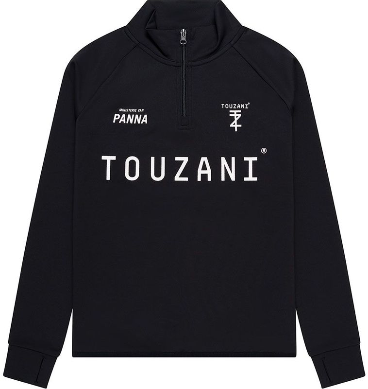 Touzani Platinum Trainingstrui 1/4-Zip Kids Zwart Wit