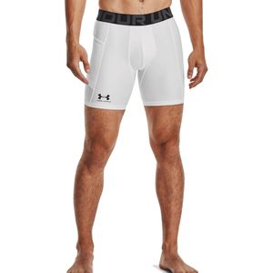 Under Armour HeatGear Slidingbroekje Wit Zwart