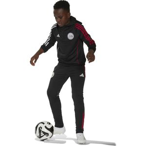 adidas Ajax Track Trainingspak Hooded 2025-2026 Kids Zwart Wit Rood