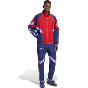 adidas Arsenal Originals Trainingspak Full-Zip 2024-2025 Donkerblauw Rood Paars