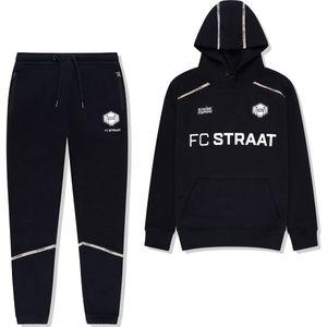 Touzani Angora Kiko Trainingspak Hooded Kids Zwart Wit