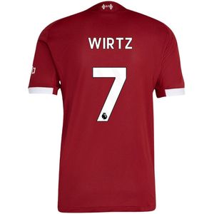 adidas Liverpool Wirtz 7 Thuisshirt Authentic 2025-2026