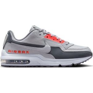 Nike Air Max LTD 3 Premium Sneakers Lichtgrijs Donkergrijs Wit Felrood