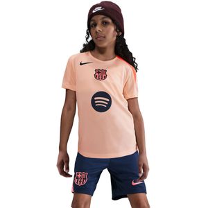 Nike FC Barcelona Strike Trainingsset 2025-2026 Kids Oranje Donkerblauw