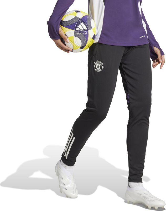adidas - Manchester United - Trainingsbroek - Zwart Wit Paars - Dames - 2025-2026