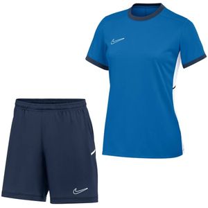 Nike Academy 25 Trainingsset Dames Blauw Donkerblauw Wit