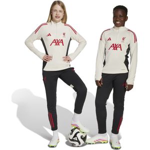 adidas Liverpool Trainingspak 1/4-Zip 2025-2026 Kids Wit Zwart Rood