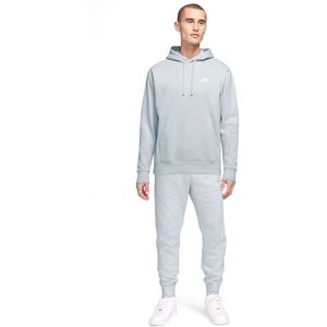 Nike Sportswear Club Fleece Hoodie Trainingspak Lichtgrijs Wit