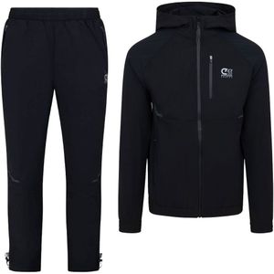 Cruyff Elite Trainingspak Full-Zip Zwart Zilver