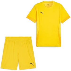 PUMA teamGOAL Matchday Voetbaltenue Kids Geel Zwart
