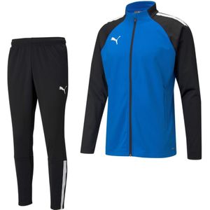 PUMA teamLIGA Trainingspak Blauw Zwart