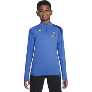 Tottenham Hotspur Strike Derde Nike Total 90 knit voetbaltrainingstop met Dri-FIT voor kids - Blauw