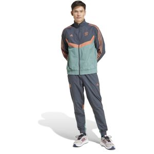 adidas Bayern München Culturewear Trainingspak Woven Full-Zip 2024-2025 Grijs Oranje Groen