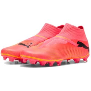 PUMA Future 7 Match+ Veterloze Gras / Kunstgras Voetbalschoenen (MG) Roze Zwart Oranje