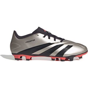 adidas Predator Club Gras / Kunstgras Voetbalschoenen (MG) Zilver Zwart Roze