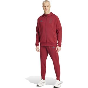 adidas België Travel Trainingspak 2024-2026 Donkerrood Donkergrijs