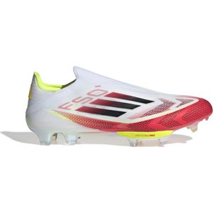 adidas F50+ Gras Voetbalschoenen (FG) Wit Rood Zwart Geel