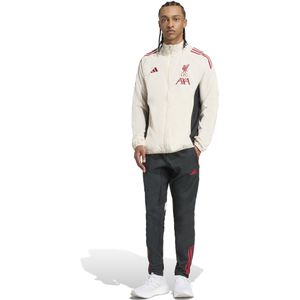 adidas Liverpool Presentatie Trainingspak Full-Zip 2025-2026 Wit Zwart Rood