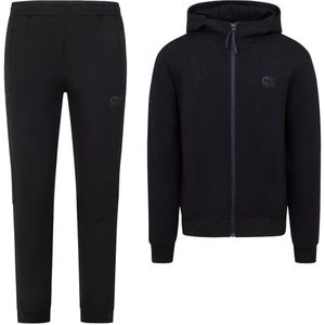 Cruyff Ignite Tape Hoodie Trainingspak Zwart Grijs