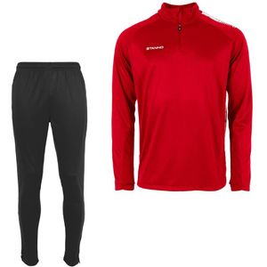 Stanno First 1/4-Zip Trainingspak Rood Zwart
