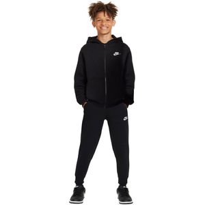 Nike Sportswear Club Fleece Trainingspak Kids Zwart Wit