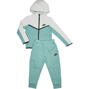 Nike Tech Fleece Trainingspakken Peuter - Groen - Maat 92 - 98 CM
