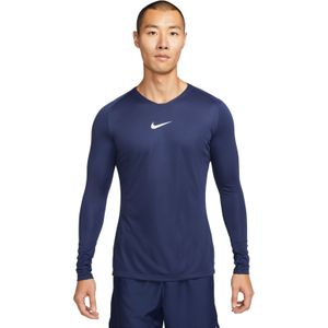 Nike Dri-Fit Park Ondershirt Lange Mouwen Donkerblauw Wit