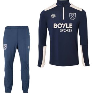 Umbro West Ham United Trainingspak 1/4-Zip 2025-2026 Blauw