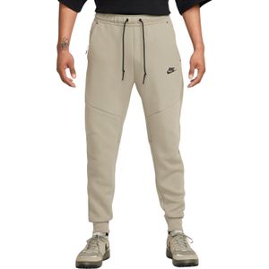 Nike - Tech Fleece - Joggingbroek - Olijfgroen - Zwart