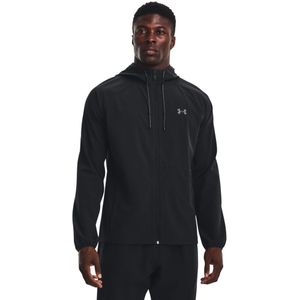 Under Armour Stretch Woven Hooded Vest Zwart Grijs