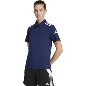 adidas Squadra 25 Polo - Donkerblauw - 65% Gerecycled Polyester, 35% Katoen