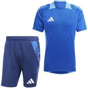 adidas Tiro 24 Competition Trainingsset Blauw Donkerblauw