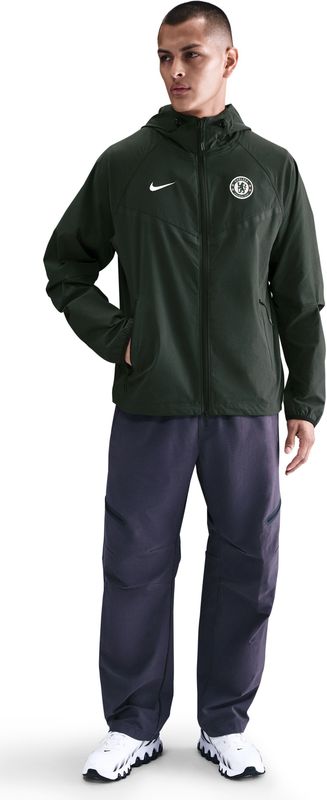 Nike - Chelsea Tech Windrunner Jack Woven - Donkergroen Antraciet