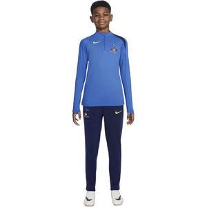 Nike Tottenham Hotspur Strike Trainingspak 1/4-Zip 2025-2026 Kids Blauw Donkerblauw Felgeel